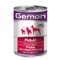 Gemon Dog Adult паштет из говяжьего рубца, 400 гр